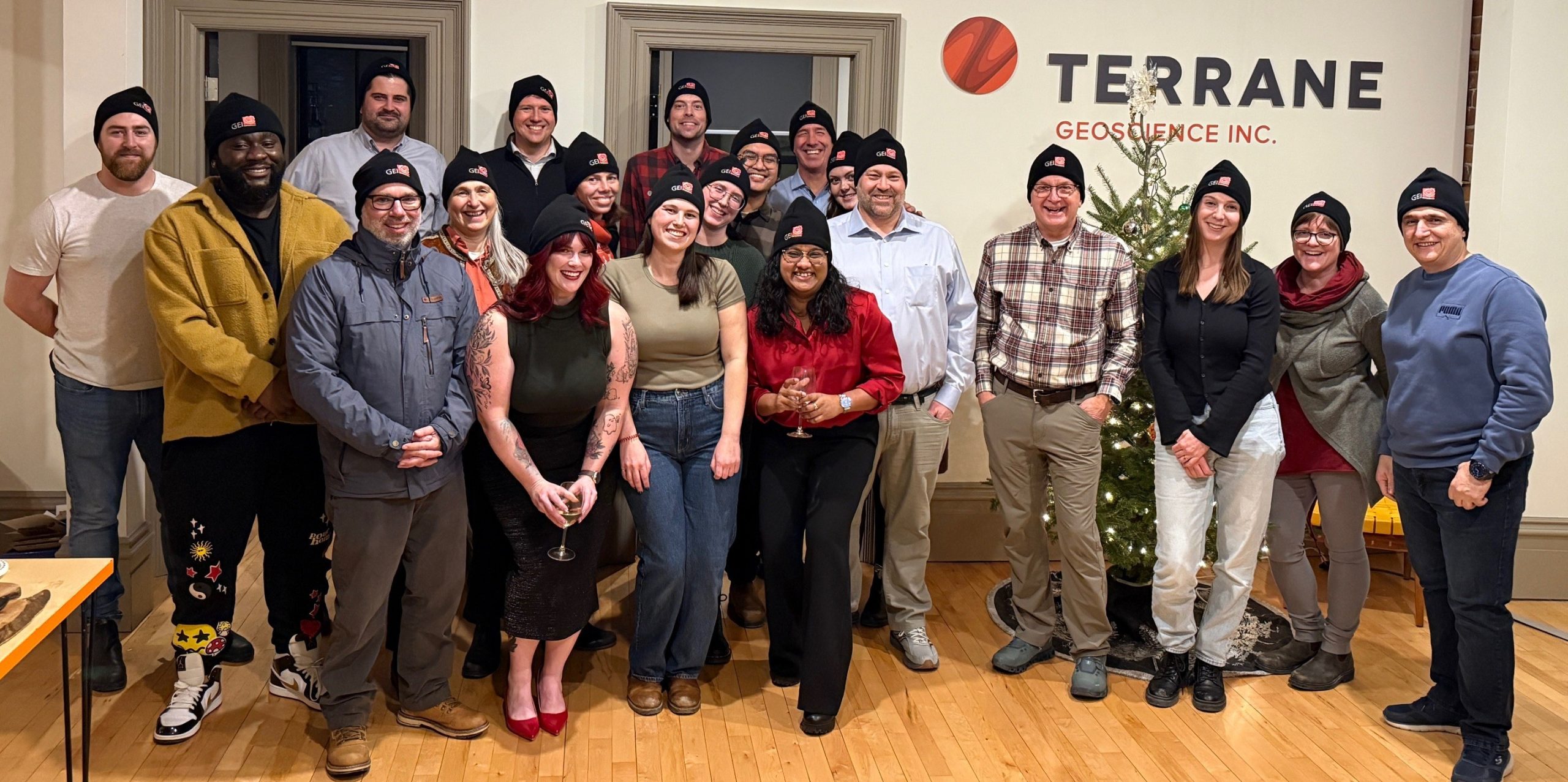 Group photo of Terrane Geoscience Team